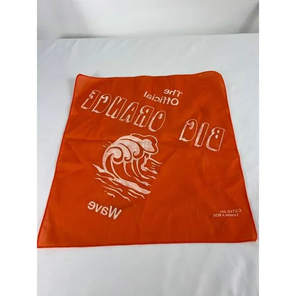 1984 Tennessee UT Vols BIG ORANGE WAVE Spirit Cloth Bandana - Picture 4 of 6